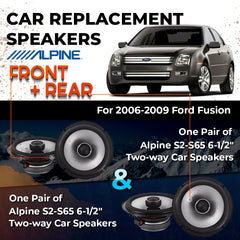 Car Speaker Replacement fits 2006-2009 for Ford Fusion