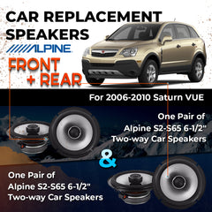 Car Speaker Replacement fits 2006-2010 for Saturn VUE