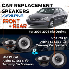 Car Speaker Replacement fits 2006.5-2008 for Kia Optima