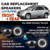 Car Speaker Replacement fits 2006 for Pontiac Torrent
