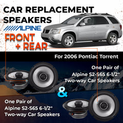 Car Speaker Replacement fits 2006 for Pontiac Torrent