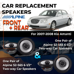Car Speaker Replacement fits 2007-2008 for Kia Amanti