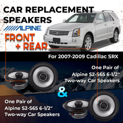 Car Speaker Replacement fits 2007-2009 for Cadillac SRX
