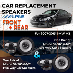 Car Speaker Replacement fits 2007-2013 for BMW M3