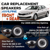 Car Speaker Replacement fits 2009-2010 for Kia Optima