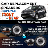 Car Speaker Replacement fits 2013-2014.5 for Toyota RAV4