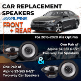 Car Speaker Replacement fits 2016-2020 for Kia Optima