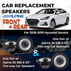 Car Speaker Replacement fits 2018-2019 for Hyundai Sonata