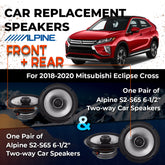 Car Speaker Replacement fits 2018-2020 for Mitsubishi Eclipse Cross