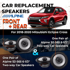 Car Speaker Replacement fits 2018-2020 for Mitsubishi Eclipse Cross
