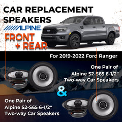 Car Speaker Replacement fits 2019-2022 for Ford Ranger