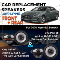 Car Speaker Replacement fits 2020 for hyundai Sonata
