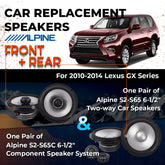 Car Speaker Replacement fits 2010-2014 for Lexus GX Series