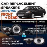 Car Speaker Replacement fits 2014 for Chevrolet Impala Limited