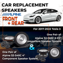 Car Speaker Replacement fits 2017-2022 for Tesla 3