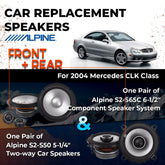 Car Speaker Replacement fits 2004 for Mercedes CLK-Class