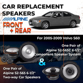 Car Speaker Replacement fits 2005-2009 for Volvo S60