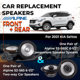 Car Speaker Replacement fits 2021 for kIA Seltos
