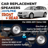 Car Speaker Replacement fits 2005-2011 for Volvo V50