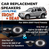 Car Speaker Replacement fits 2004-2007 for Ford Freestar