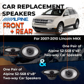 Car Speaker Replacement fits 2007-2010 for Lincoln MKX