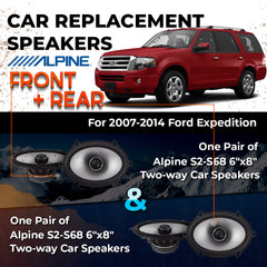 Car Speaker Replacement fits 2007-2014 for Ford Expedition