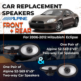 Car Speaker Replacement fits 2006-2012 for Mitsubishi Eclipse