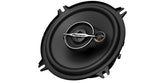 Pioneer TS-A1371F 5-1/4" - 3-way, 300 W Max Power, Carbon/Mica-reinforced IMPP cone, 11mm Tweeter and 1-5/8" Cone Midrange - Coaxial Speakers (pair)