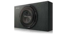 Pioneer TS-A3000LB 12" 1500 W Max Power/ 400 W RMS, Single 2 Ohms Voice Coil, Rubber Surround - Shallow-Mount Pre-Loaded Enclosure Subwoofer