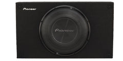 Pioneer TS-A3000LB 12" 1500 W Max Power/ 400 W RMS, Single 2 Ohms Voice Coil, Rubber Surround - Shallow-Mount Pre-Loaded Enclosure Subwoofer