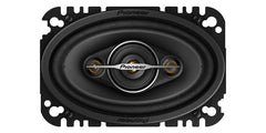 Pioneer TS-A4671F 4" x 6" - 4-way, 210 W Max Power, Carbon/Mica-reinforced IMPP cone, 11mm Tweeter and 11mm Super Tweeter and 1-5/8" Cone Midrange - Coaxial Speakers (pair)
