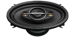 Pioneer TS-A4671F 4" x 6" - 4-way, 210 W Max Power, Carbon/Mica-reinforced IMPP cone, 11mm Tweeter and 11mm Super Tweeter and 1-5/8" Cone Midrange - Coaxial Speakers (pair)