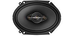 Pioneer TS-A6881F 6"x8" - 4-way, 350 W Max Power, Carbon/Mica-reinforced IMPP cone, 11mm Tweeter, 11mm Super Tweeter, and 1-5/8" Cone Midrange - Coaxial Speakers (pair)