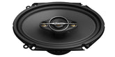 Pioneer TS-A6881F 6"x8" - 4-way, 350 W Max Power, Carbon/Mica-reinforced IMPP cone, 11mm Tweeter, 11mm Super Tweeter, and 1-5/8" Cone Midrange - Coaxial Speakers (pair)