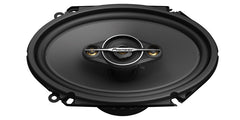 Pioneer TS-A6881F 6"x8" - 4-way, 350 W Max Power, Carbon/Mica-reinforced IMPP cone, 11mm Tweeter, 11mm Super Tweeter, and 1-5/8" Cone Midrange - Coaxial Speakers (pair)