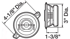 Pioneer TS-A878 3-1/2" - 2-way Speakers, 60 W Max Power, Carbon/Mica-reinforced IMPP cone, 26mm Tweeter - Custom-Fit Coaxial Speakers (pair)
