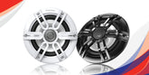 Pioneer TS-ME650FS 6-1/2" - 2-way, 200w Max Power, IPX7 Rated, Sports Grille Design - Marine Speakers (pair)