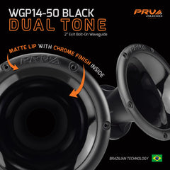 PRV Audio WGP14-50 BLACK DUAL TONE 2" Exit Waveguide