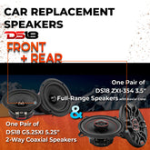 Car Speaker Replacement fits 1986-1986 for Dodge Colt Vista