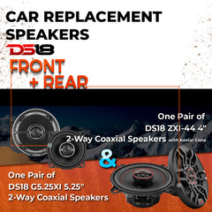 Car Speaker Replacement fits 1987-1991 for Mitsubishi Galant Sigma