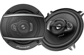 Pioneer TS-A1370F 5 1/4" Coax Speakers 3 Way (pair)