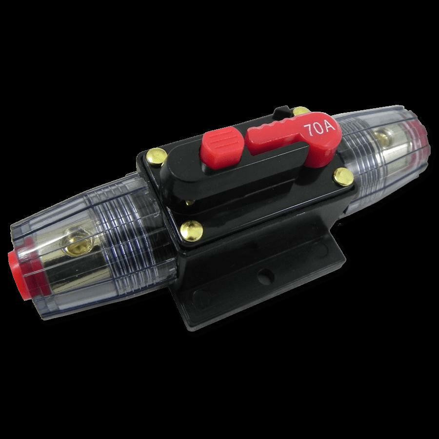 Accele Electronic CBM70 70A Inline Circuit Breaker