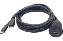 Accele Electronic USBRCHDMID Micro HDMI To HDMI Adapter w/USB-C Extension