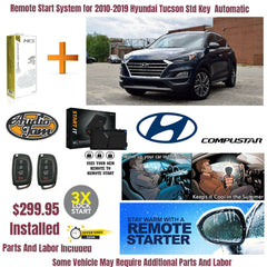 Remote Start System for 2010-2019 Hyundai Tucson Std Key Automatic