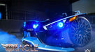 Oracle Lighting 3946-334 - 2015-2019 Polaris Slingshot Surface Mount LED Headlight Halo Kit - SMD ColorSHIFT - w/No Controller