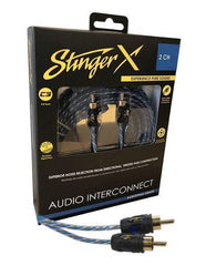 STINGER XI121.5 X1 SERIES 2 CHANNEL 1.5 FOOT RCA AUDIO INTERCONNECT