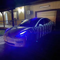 Oracle Lighting 1286-335 - 201720 Tesla Model 3 Headlights ColorSHIFT DRL Upgrade - ColorSHIFT - w/BC1 Controller