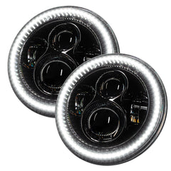 Oracle Lighting 5769-123 - 2007-2018 Jeep Wrangler JK Switchback LED Halo Headlights- DRL and Turn Signal -