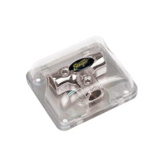 Stinger PRO Series Power/Ground Distribution T-Block with Three 4 Gauge Inputs