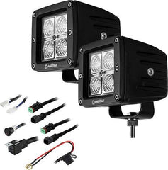 3" Flood Cube Light w/ 4 LED's (pair of lights)